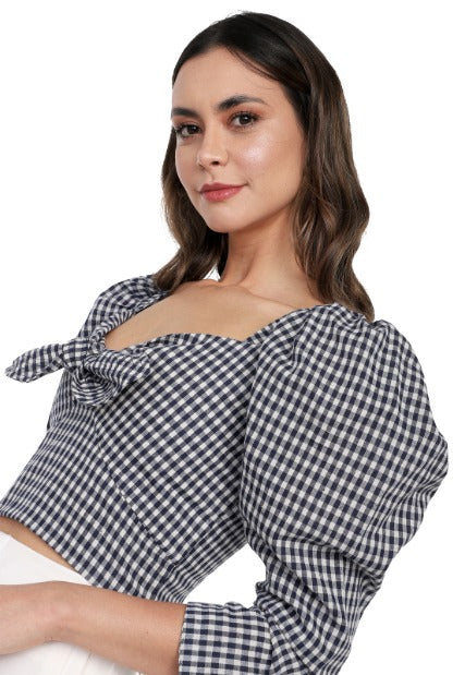 Blusa de cuadros