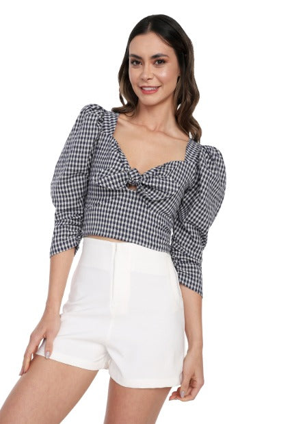 Blusa de cuadros